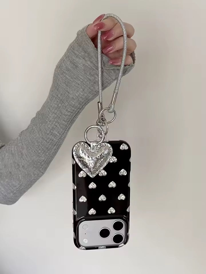 Silver maxi heart