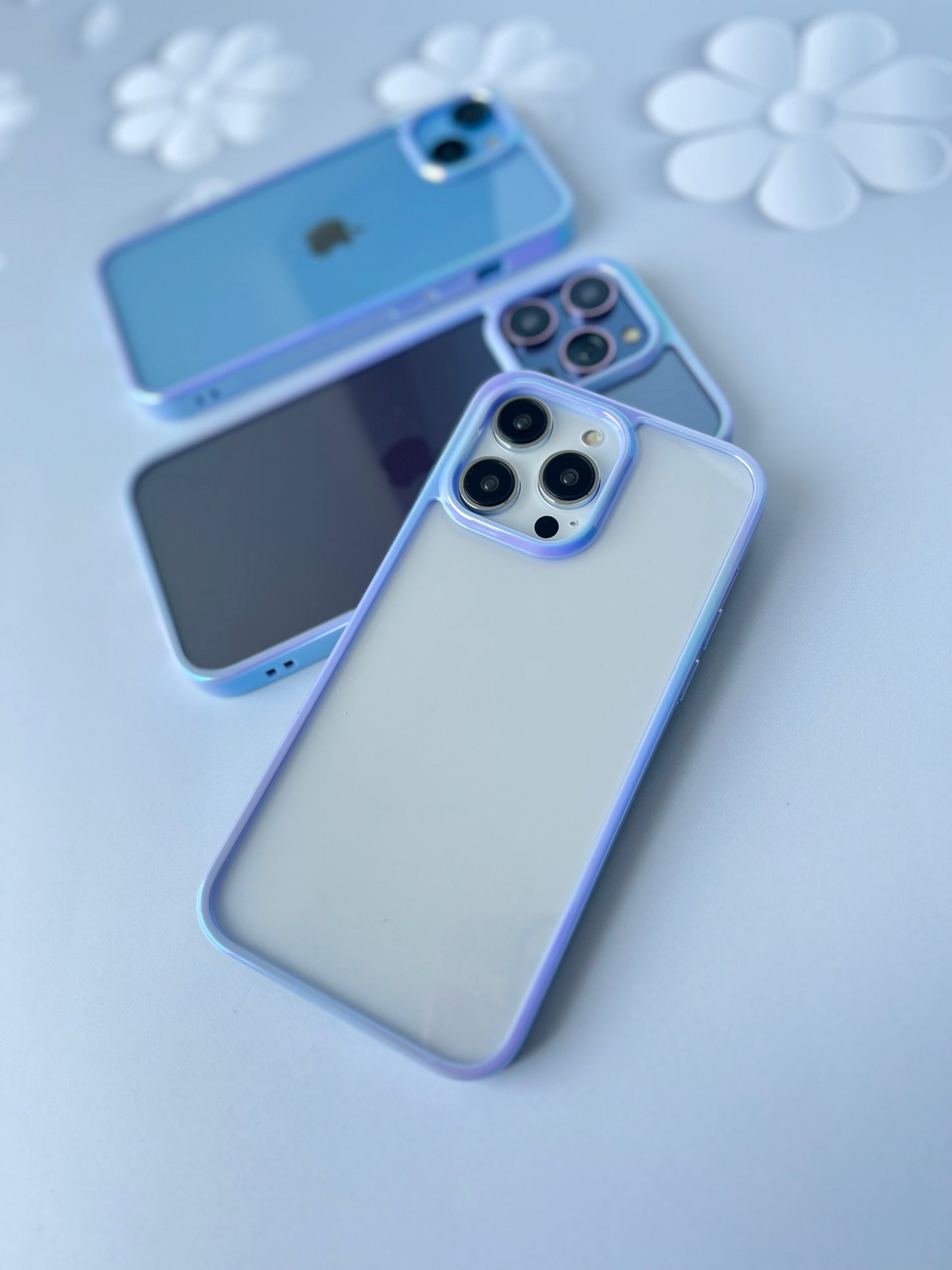 Borde lila holograma