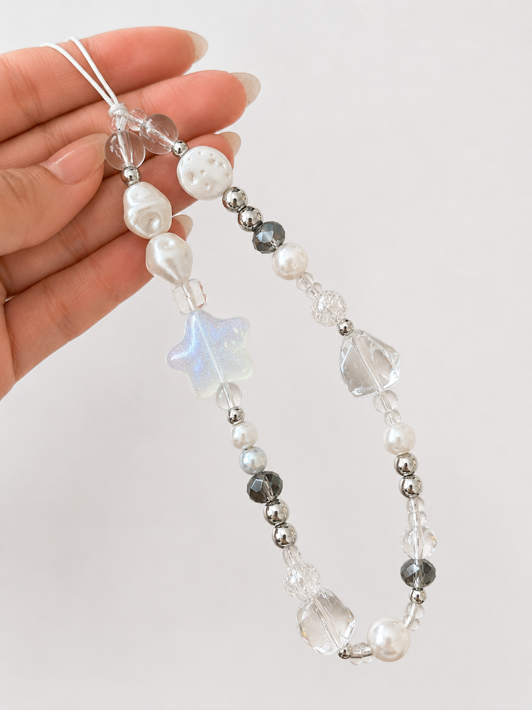 Silver pearl holder
