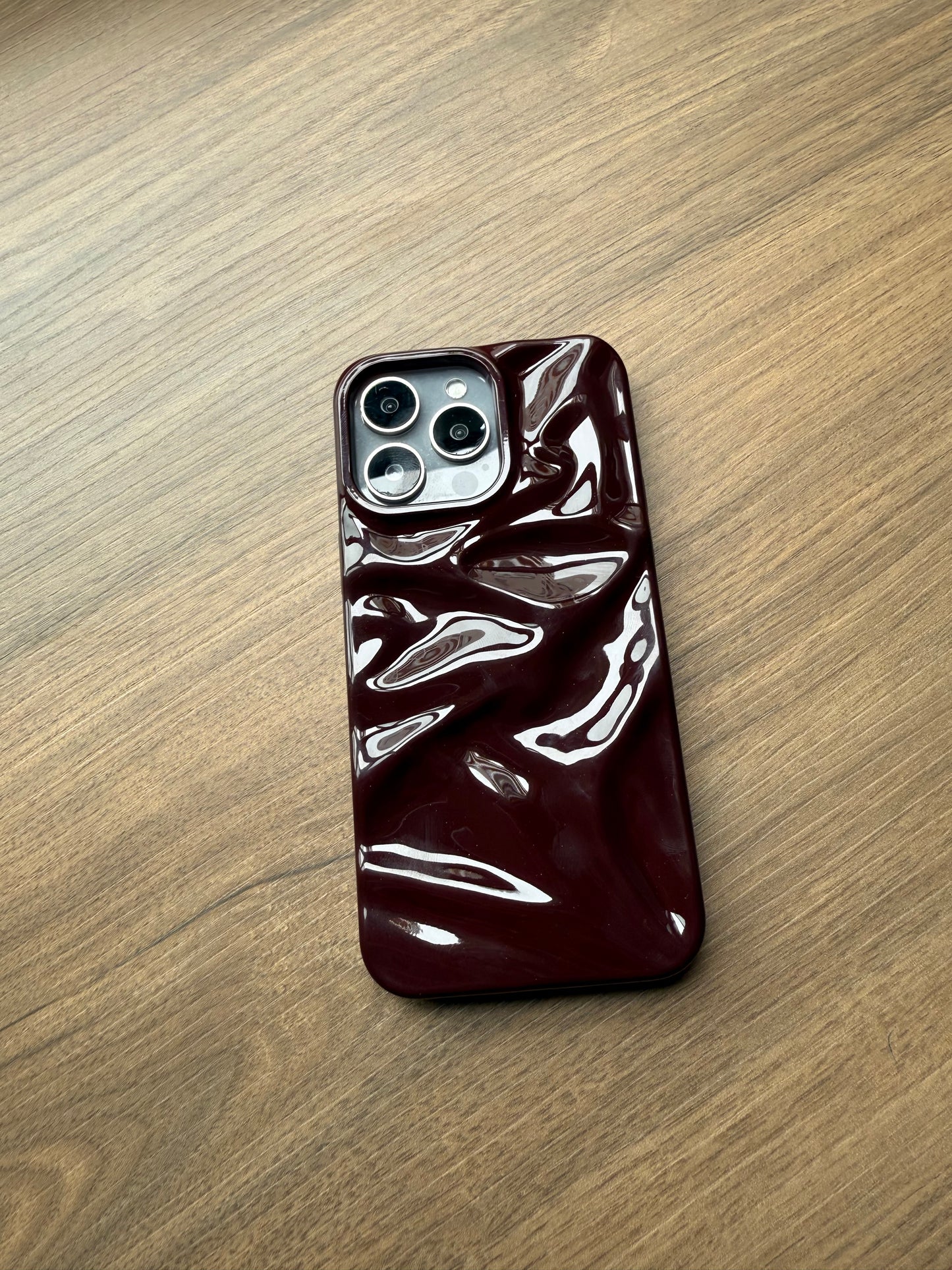 Ondas 3D dark cherry