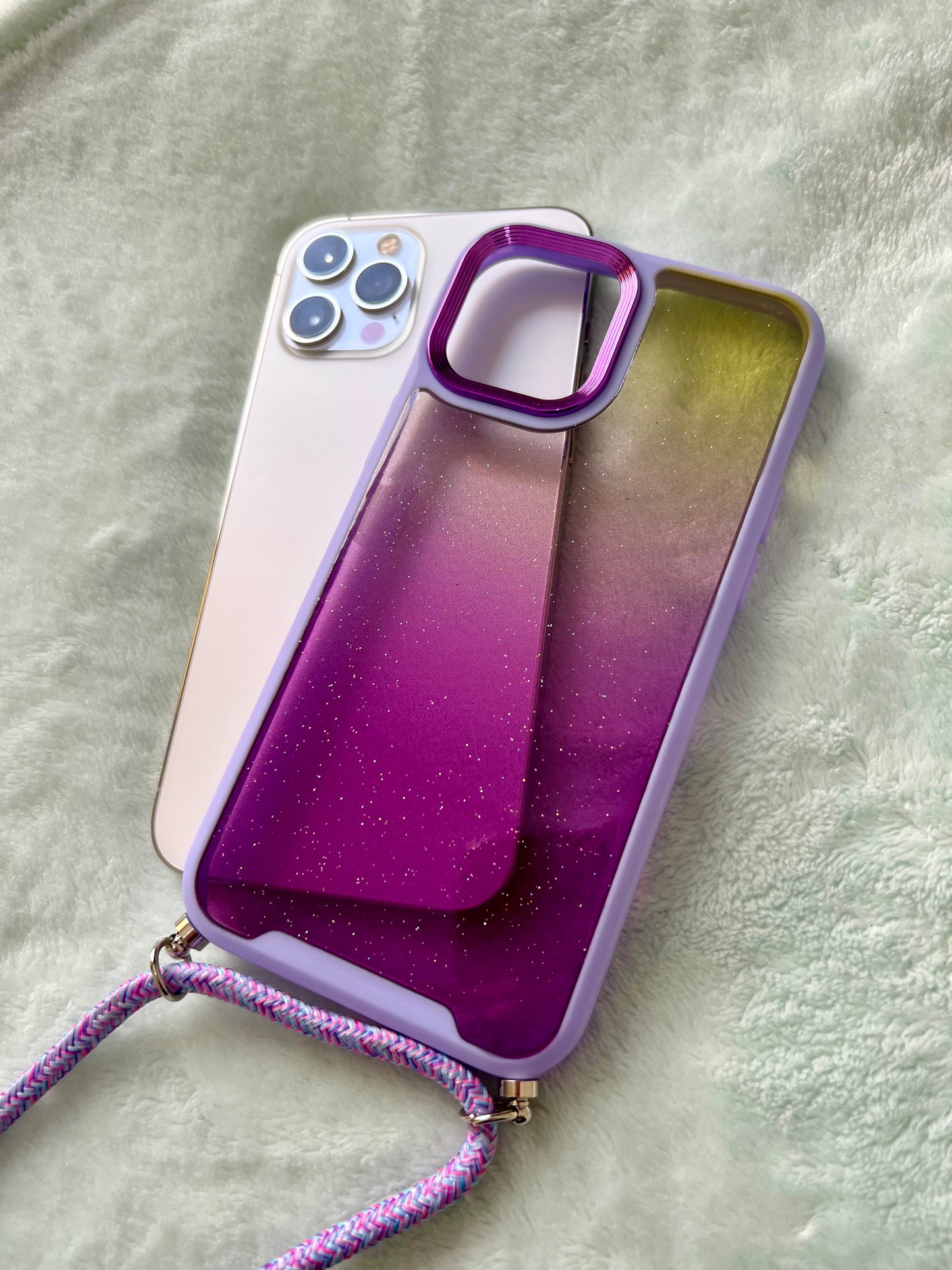 Ombré lila + correa
