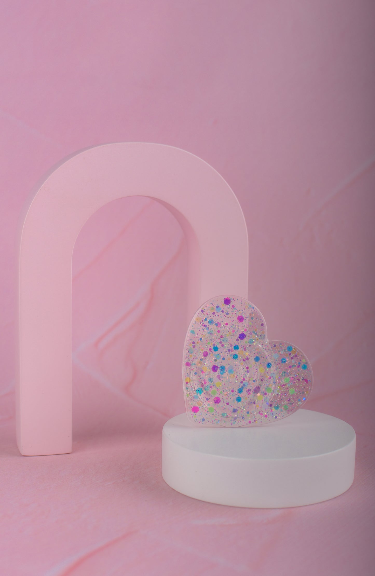 Phone Socket corazón multicolor