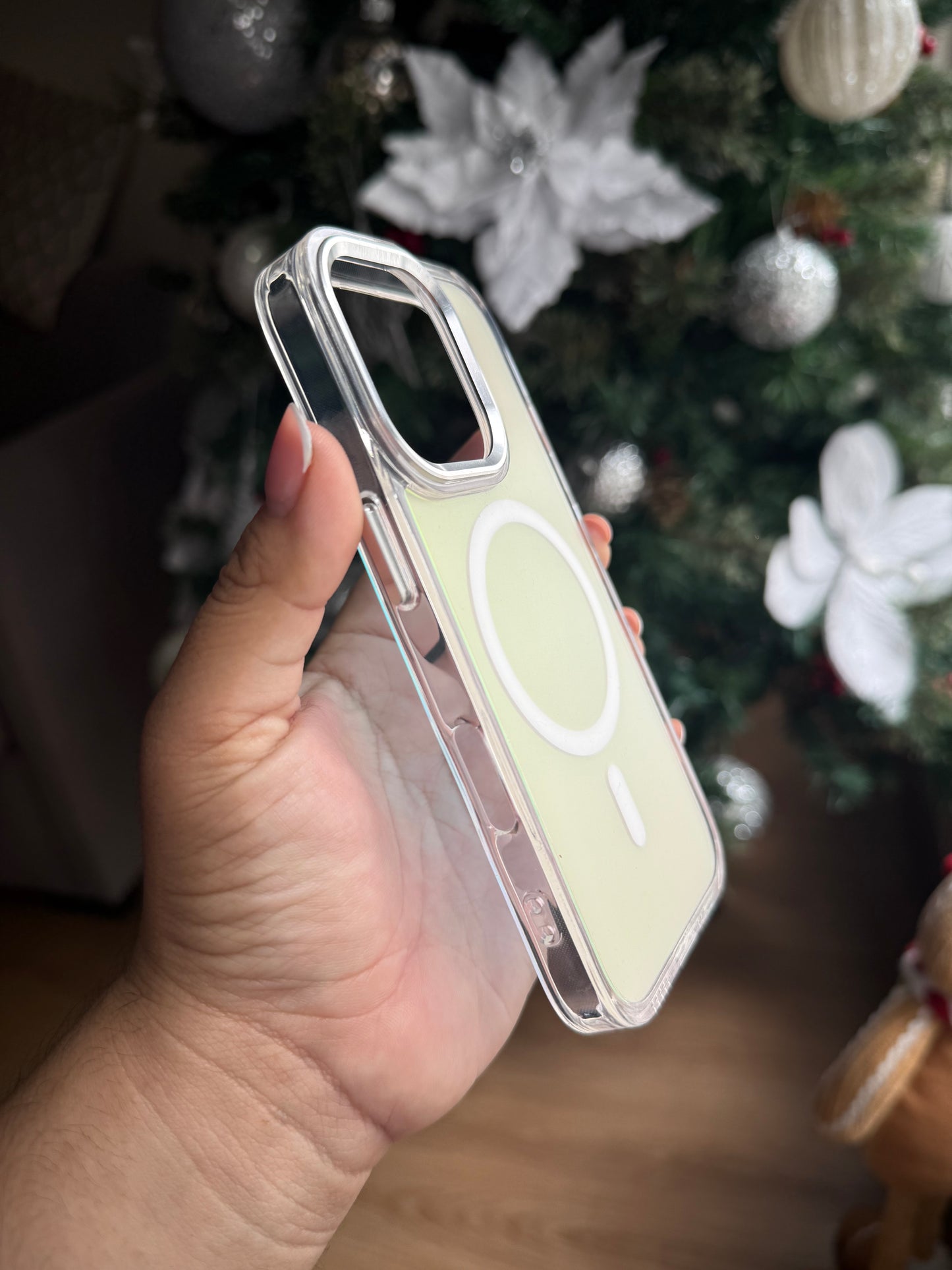 MagSafe holograma plata (sin puerta de la cámara batiente)