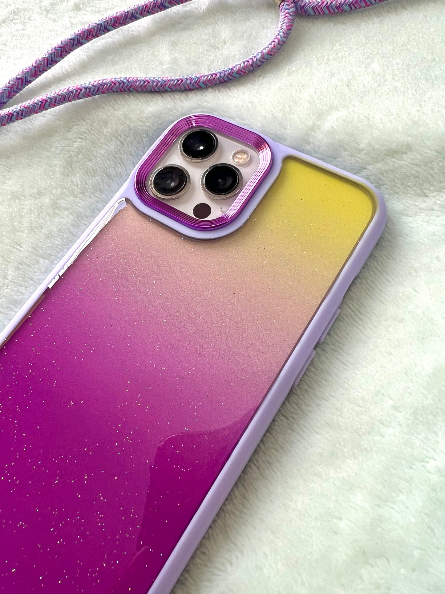 Ombré lila + correa
