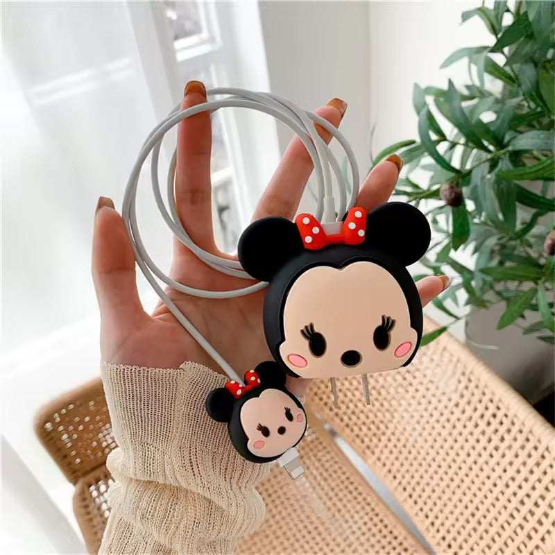 Minnie protector de cubo y cable