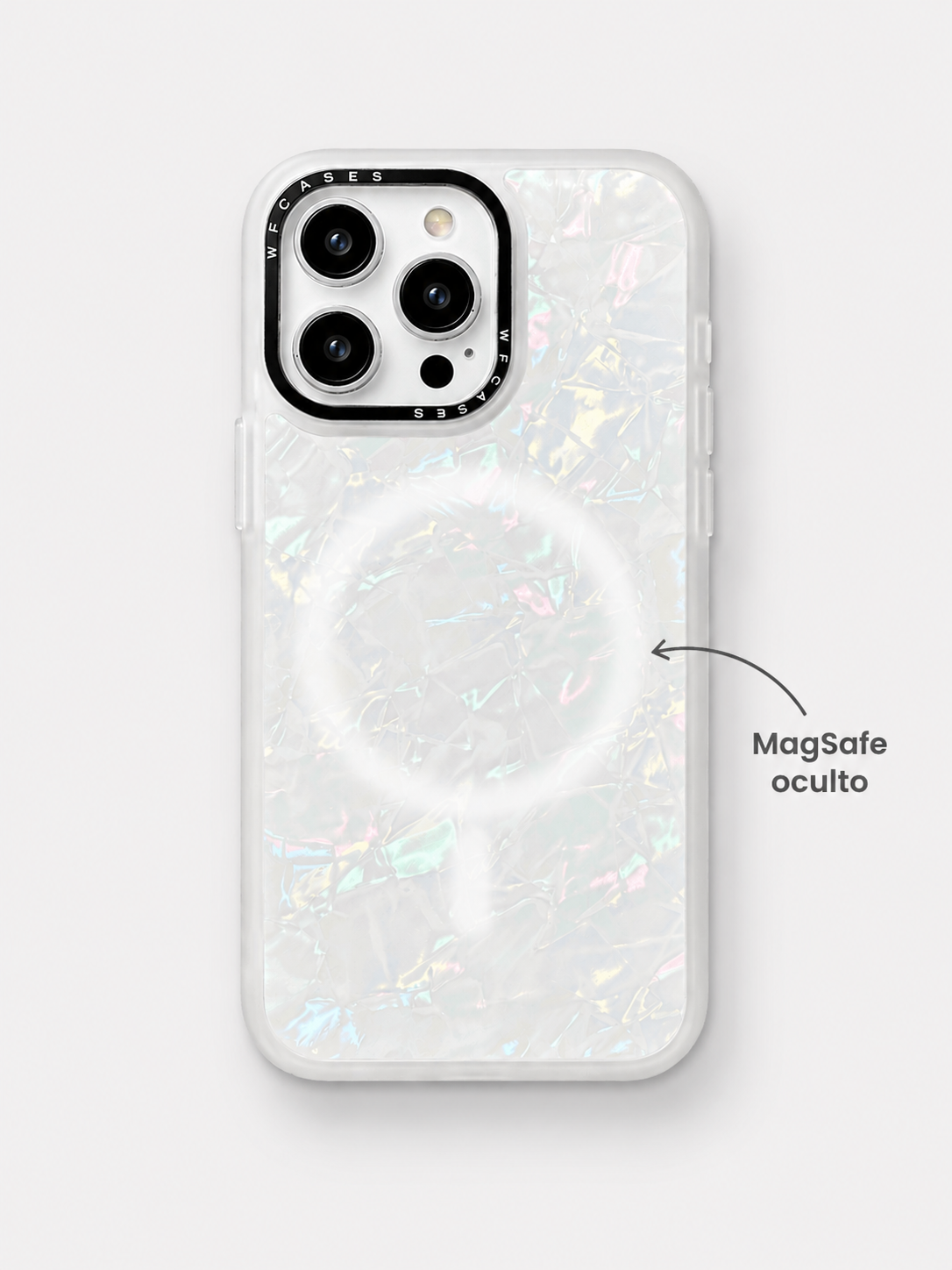 MagSafe nacarado blanco