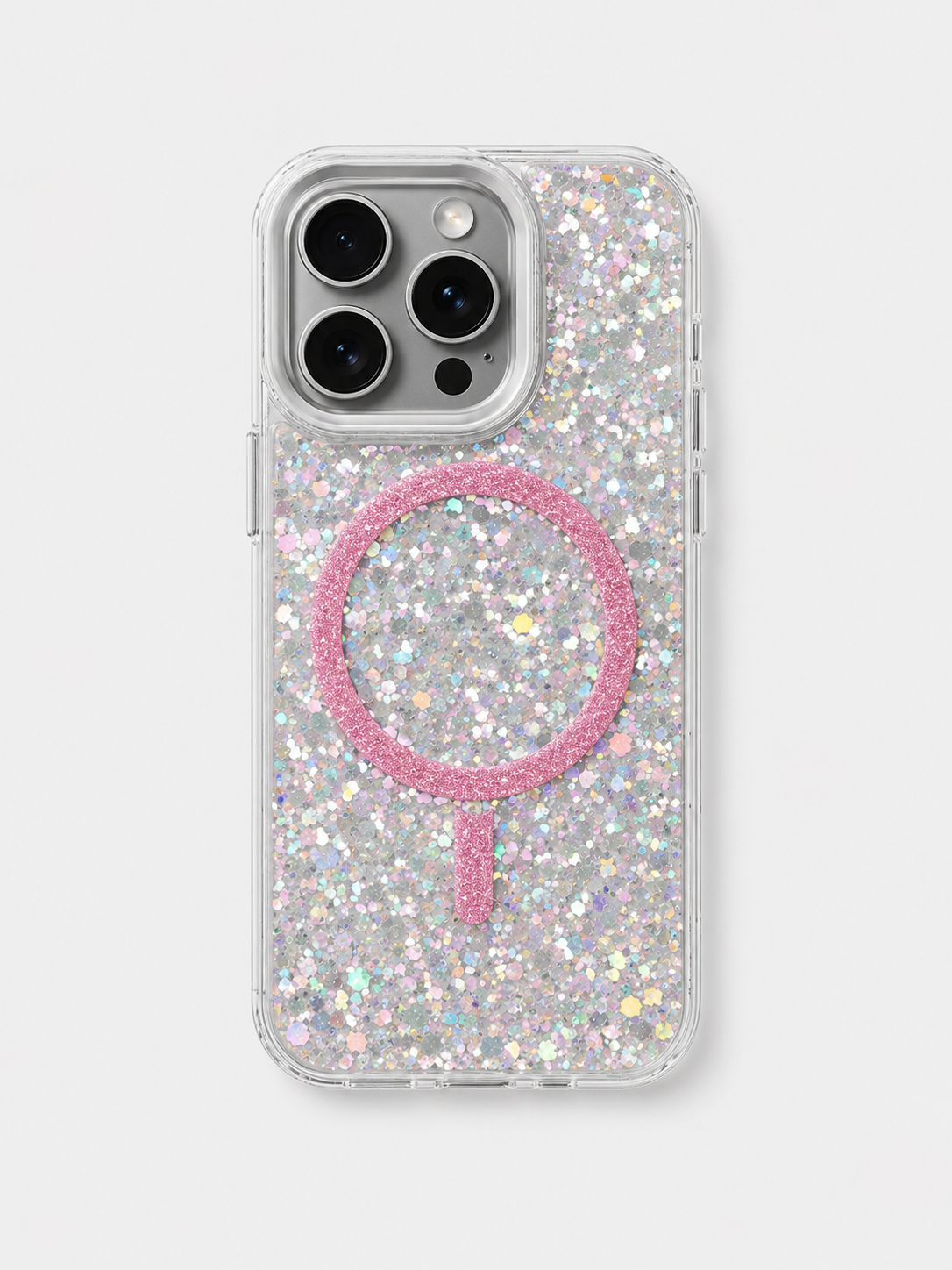 MagSafe confetti rosa