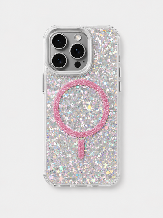 MagSafe confetti rosa