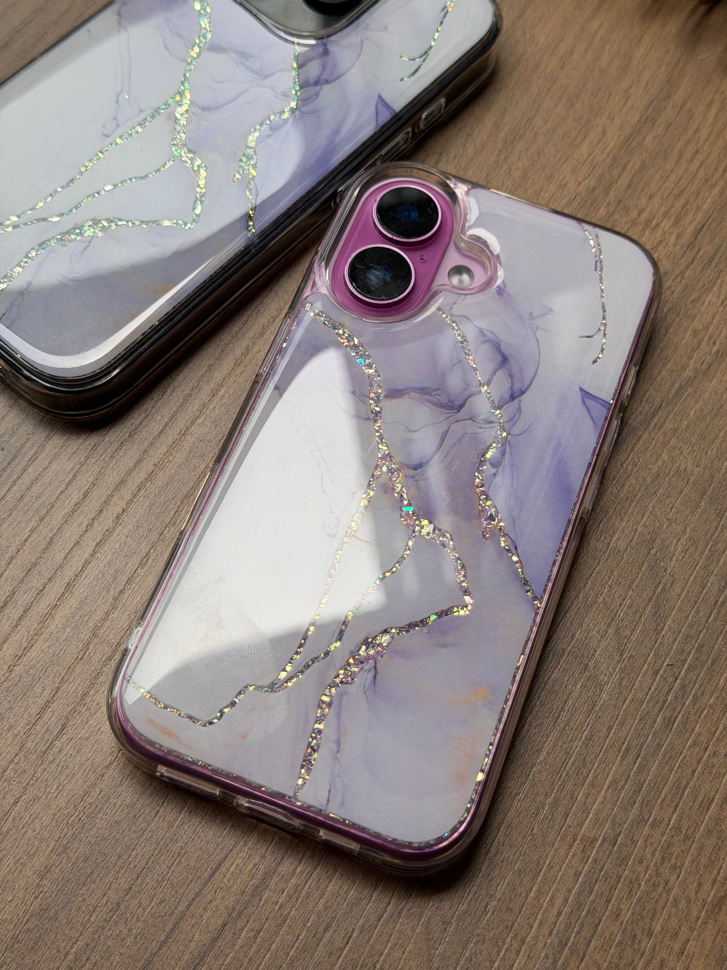 Mármol lila glitter