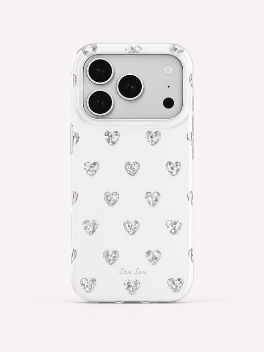 Love hearts blanco
