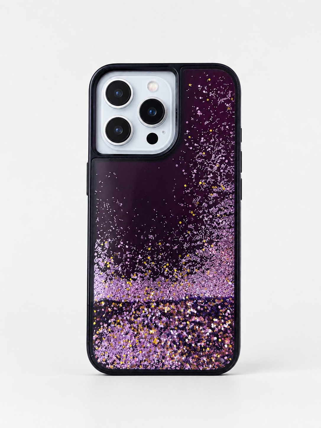 Glitter líquido púrpura