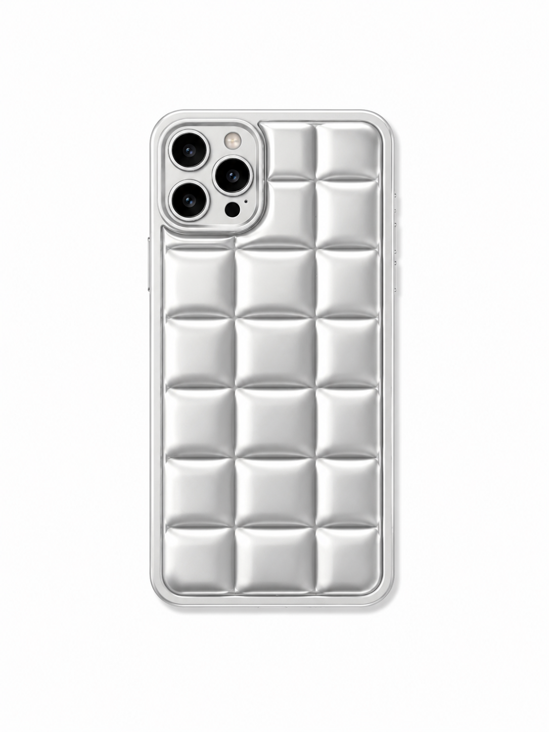Puffer case plata