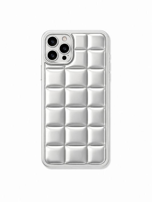 Puffer case plata