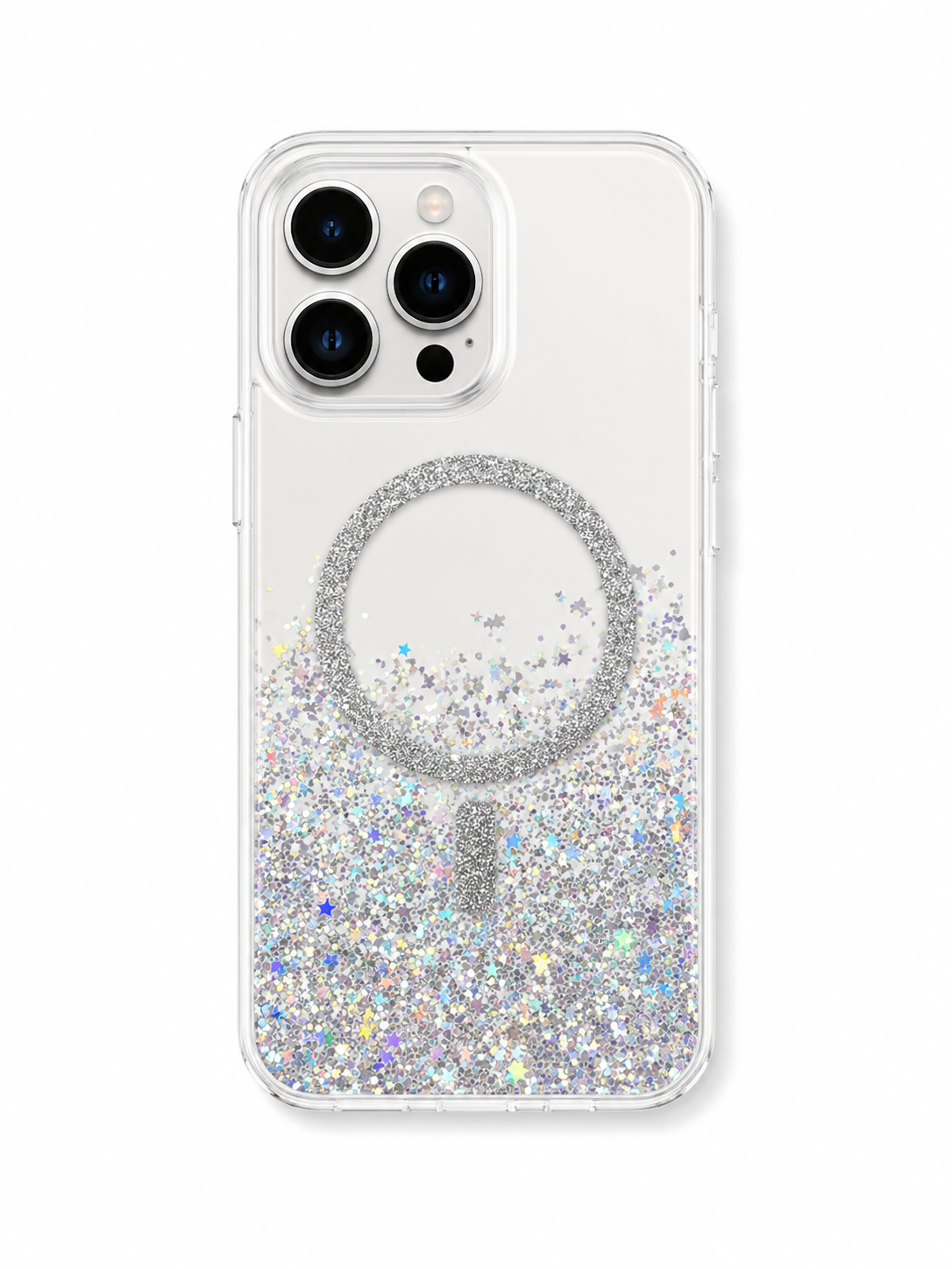 MagSafe estrellas y glitter