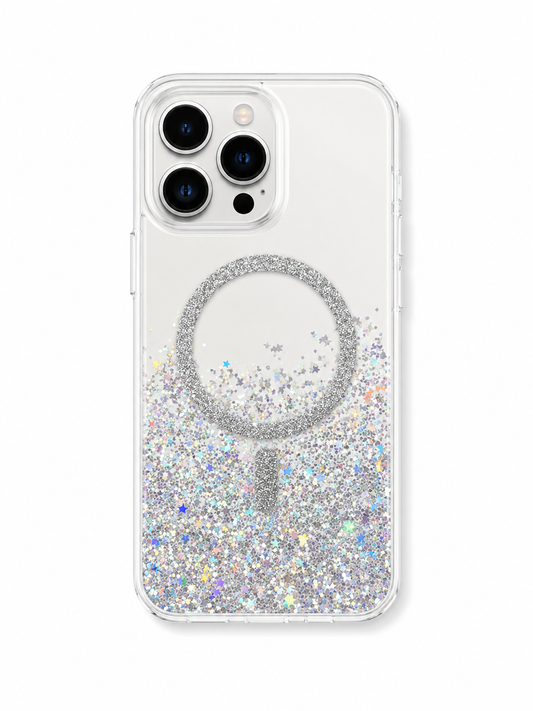 MagSafe estrellas y glitter